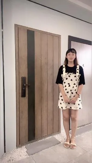 Flat Surface Heat Transfer Steel Entry Doors